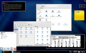 Abbildung 3: KDE SC&nbsp;4 machte zwar einen modernen Eindruck, verprellte aber viele treue Anwender, da die Software erst beim Anwender reifen musste.