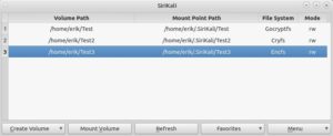 Abbildung 3: Sirikali erlaubt die simultane Arbeit mit mehreren Containern.