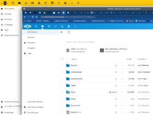 Abbildung 1: Falls Sie mehrere Instanzen von Nextcloud betreiben, erkennen Sie die von Operation Tulip sofort an der gelben Farbgebung.