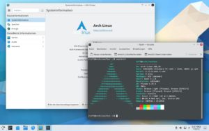 Abbildung 3: Auf einem Rechner mit nur einem Betriebssystem lässt sich Arch Linux mithilfe des Installationsassistenten in wenigen Minuten einrichten.