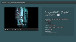 Abbildung 4: Die Weboberfläche von UMS zeigt zu den gewählten Filmen zusätzliche Informationen an.