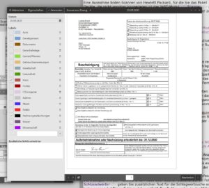 Abbildung 5: Das Zuweisen der Label per Hand gestaltet sich schlicht und &uuml;bersichtlich. Die Farbe &auml;ndern Sie per Klick auf das Farbfeld. F&uuml;r neue Labels dient das Eingabefeld unterhalb der Liste.