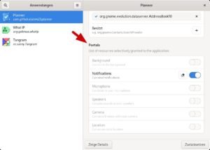 Abbildung 1: Bei Portals handelt es sich um Session-Bus-APIs, die Sandbox-Anwendungen eingeschr&auml;nkten Zugriff auf Ressourcen bieten. Bisher sind erst zwei Portals in Flatseal freigegeben, weitere sollen folgen.