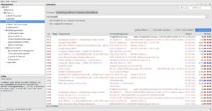 Abbildung 1: Hibiscus synchronisiert die Geldbewegungen mit dem Bankserver, hält die Daten über Jahre zuverlässig bereit und filtert sie nach Empfänger, Datums- und Betragsgrößen oder nach Stichwörtern im Buchungstext.