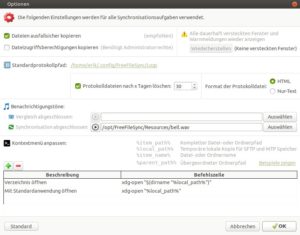 Abbildung 2: FreeFileSync verf&uuml;gt aufgrund seines Funktionsreichtums &uuml;ber umfangreiche Konfigurationsm&ouml;glichkeiten.