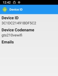 Abbildung 4: Die Android-App Device ID zeigt den Codenamen des Ger&auml;ts, anhand dessen Sie das passende Image zum Flashen ermitteln.