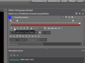 Abbildung 6: Die Keyframe-Funktionen stehen &uuml;ber spezielle Schalter unterhalb der Mini-Zeitleiste zur Verf&uuml;gung.