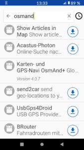 Abbildung 9: Viele Autoren freier Android-Software ver&ouml;ffentlichen ihre App nicht nur im Google Play Store, sondern zus&auml;tzlich oder ausschlie&szlig;lich im Alternativ-Markt F-Droid.