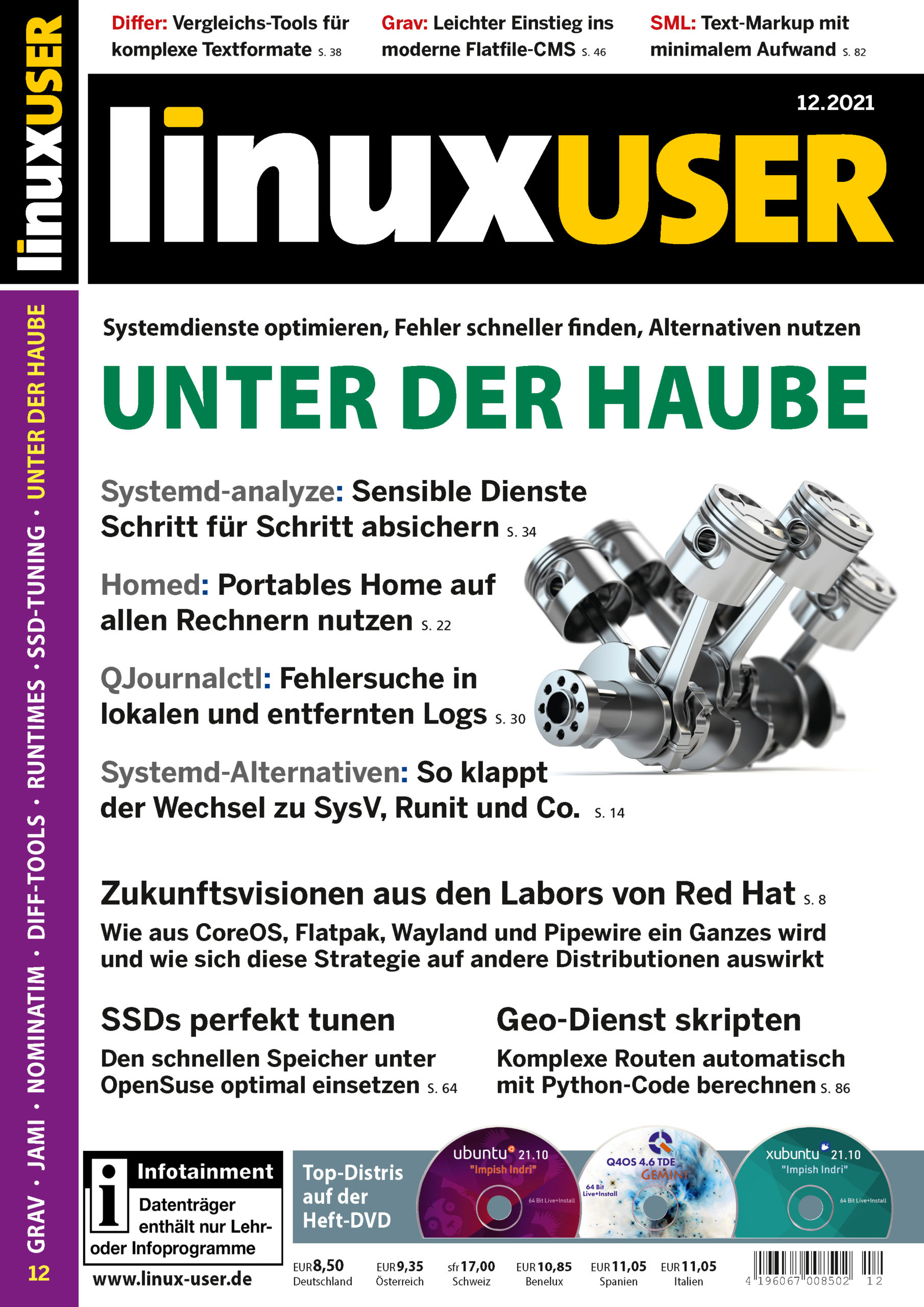 Heftcover LinuxUser 12/2021