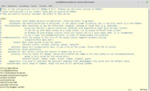Abbildung 2: Die Konfiguration von DOSBox nehmen Sie in einer einzigen Textdatei vor.
