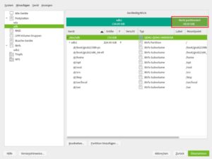 Abbildung 5: Erstellen Sie als Erstes die Systempartition auf der SSD, und lassen Sie mindestens 32 GByte für einen Festplatten-Cache frei.