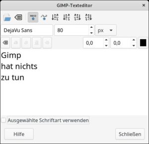 Abbildung 2: Möchten Sie umfangreichere Texte erstellen oder bereits vorgefertigten Text einlesen, dann verwenden Sie dazu den Texteditor.