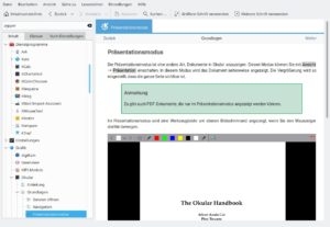 Abbildung 4: Die Hauptaufgabe des KDE-Hilfezentrums besteht darin, die modern strukturierten und bebilderten Handb&uuml;cher f&uuml;r KDE und die assoziierten Programme anzuzeigen.