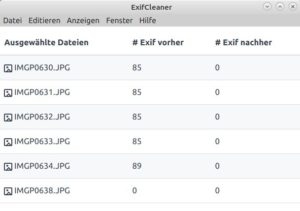 Abbildung 5: Exifcleaner ist ein reines L&ouml;schwerkzeug f&uuml;r Metadaten.