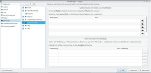 Abbildung 6: Zum Sichern von Inhalten bietet die Software mehrere Optionen. Neben dem Backup der gesamten Anwendung per Skript lassen sich auch einzelne Tabs in ein Verzeichnis auf der Festplatte spiegeln.