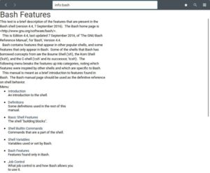 Abbildung 6: Die Tastenkombination <span class="key-combo">[Strg]+[L]</span> blendet in Yelp ein Eingabefeld ein, das neben Man- und Info-Seiten sogar die Docbook-Dateien der KDE-Handb&uuml;cher &ouml;ffnet.