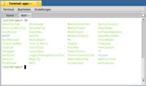 Abbildung 3: Unter dem Pfad <code>/system/apps/</code> finden Sie die standardmäßig vorinstallierten Apps.