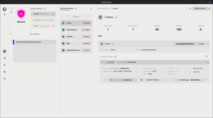 Abbildung 1: Das grafische Interface von Portmaster gibt Auskunft über alle Verbindungsdetails.