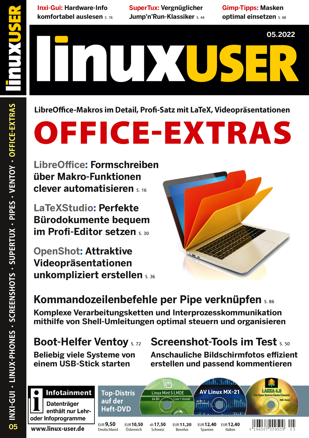 Heftcover LinuxUser 05/2022