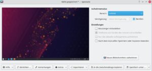 Abbildung 2: Der Startbildschirm von Spectacle fällt etwas üppiger aus als beim Gnome-Pendant.