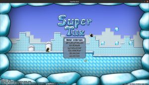 Abbildung 2: Die 2D-Grafik von SuperTux gestaltet sich einfach, aber ansprechend.