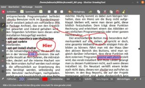 Abbildung 5: Shutter Drawing Tool.