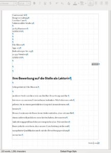 Abbildung 6: Auch die Absage auf eine Bewerbung entsteht komplett &uuml;ber das Makro.