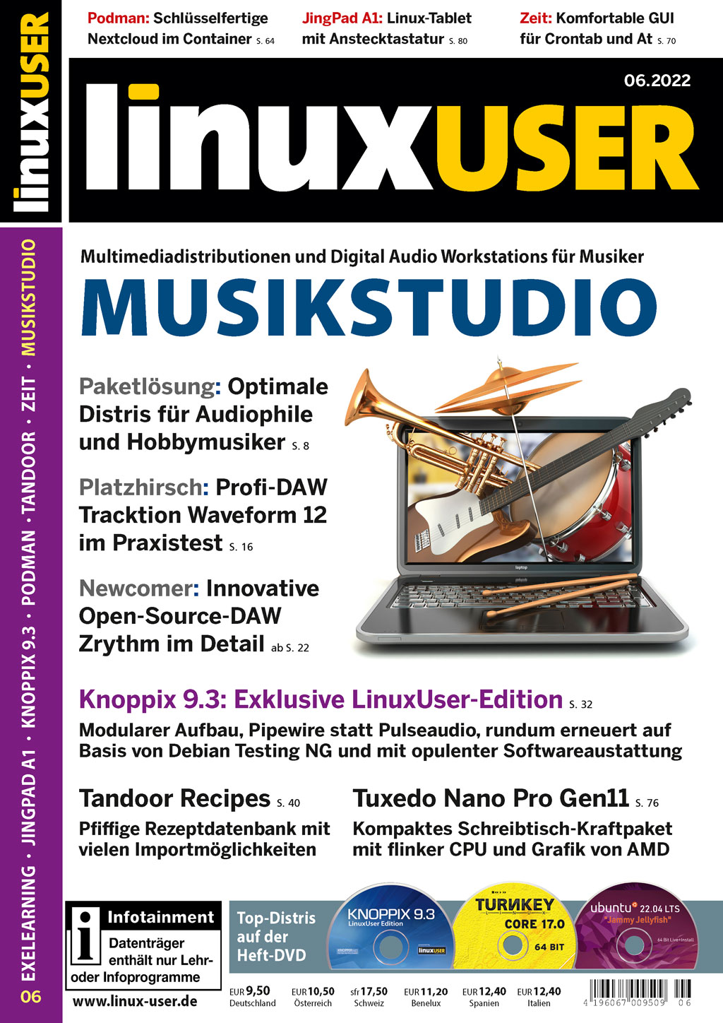 Heftcover LinuxUser 06/2022
