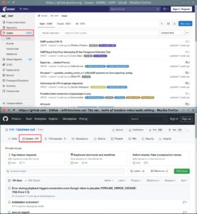 Abbildung 2: Quellcode-Hoster wie Gitlab und Github bieten den beherbergten Open-Source-Projekten auch gleich einen Bugtracker.