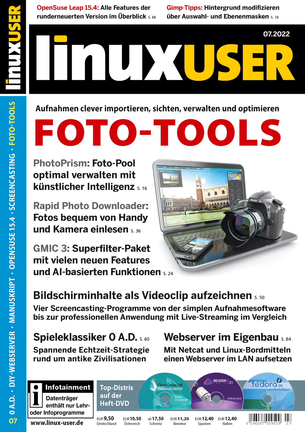 Heftcover LinuxUser 07/2022