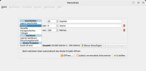 Abbildung 1: Nach Auswahl einer Vorlage legen Sie über <span class="ui-element">Ebene hinzufügen</span> selbst weitere Gliederungsebenen an. Ein Klick auf den roten Mülleimer entfernt eine Ebene wieder.