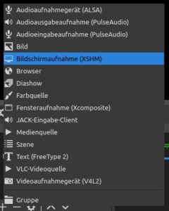 Abbildung 3: OBS Studio lässt sich sehr flexibel einsetzen.