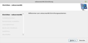 Abbildung 7: VokoscreenNG verfügt über eine gesonderte Installationsroutine.
