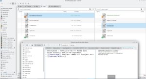 Abbildung 2: Jede Seite oder Journaleintrag wird in Logseq als Textdatei gespeichert. Sie k&ouml;nnen die Eintr&auml;ge mit einer Markdown-App (wie hier Rethink) oder jedem beliebigen Texteditor &ouml;ffnen und bearbeiten.