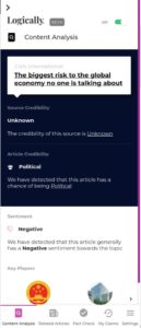 Abbildung 4: Mit Logically erhalten Sie einen &Uuml;berblick &uuml;ber Textinhalte.