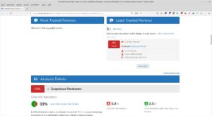 Abbildung 11: Der Review Analyzer durchforstet Bewertungen nach faulen Eiern.