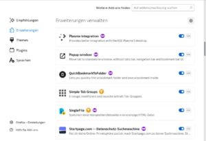 Abbildung 4: Addons in Firefox passen den Browser den W&uuml;nschen des Benutzers an, bergen aber immer auch das Risiko, unentdeckten Schadcode zu enthalten.