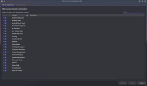 Abbildung 4: XeroLinux bringt einen einfach zu handhabenden App-Installer mit.