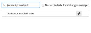 Abbildung 5: Javascript unter <a href="http://about:config" target="_blank">http://about:config</a> in Firefox ganz zu deaktivieren w&auml;re das Sicherste, schr&auml;nkt aber das Surf-Erlebnis auf aktuellen Webseiten stark ein.