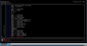 Abbildung 6: Hier filtert der eingegebene Buchstabe <code>d</code> die Ausgabe auf damit beginnende Befehle. Mit <span class="key-combo">[Strg]+[R]</span> grenzen Sie den Filtermodus von <code>GLOBAL</code> weiter ein.