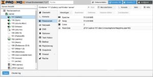 Abbildung 8: Auch bei den Turnkey-Templates lassen sich die Ressourcen nachträglich an den tatsächlichen Bedarf anpassen.