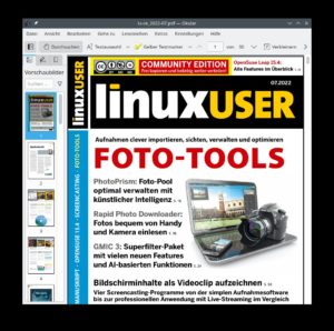 Abbildung 11: Der PDF-Viewer Okular aus dem KDE-Umfeld unterst&uuml;tzt bei Weitem nicht den gesamten Umfang der PDF-Spezifikation. Gerade das sicherheitskritische Ausf&uuml;hren von eingebettetem Javascript setzt er jedoch um.