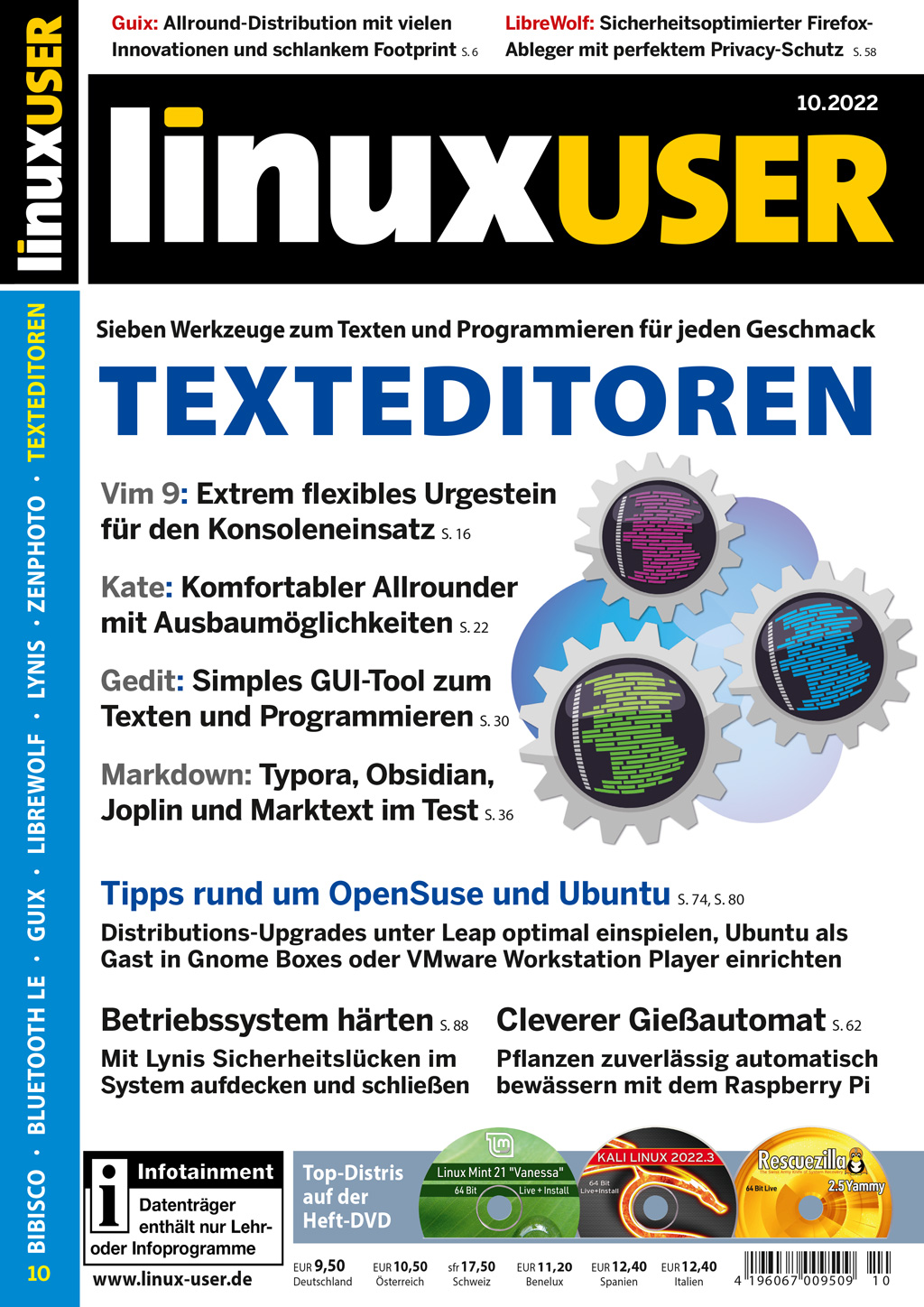 Heftcover LinuxUser 10/2022