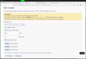 Abbildung 2: Bilder laden Sie entweder &uuml;ber das Backend von Zenphoto oder mit einem FTP-Client hoch.