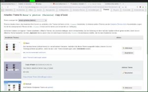 Abbildung 5: Mithilfe von Themes l&auml;sst sich das Aussehen Ihrer Webseite schnell ver&auml;ndern.
