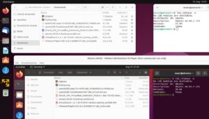 Abbildung 8: Dank einer Ordner-Freigabe sieht der Linux-Gast den Download-Ordner des Linux-Hosts.