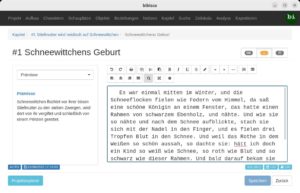Abbildung 9: Über den <span class="ui-element">Projektexplorer</span> erhalten Sie beim Schreiben schnellen Zugriff auf die bereits hinterlegten Informationen.