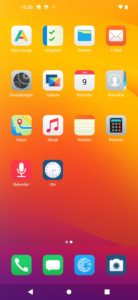 Abbildung 1: Der Bliss Launcher, das einzige für das Murena One neu geschriebene Element, lässt sich auch auf anderen Smartphones installieren.