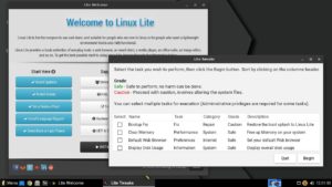 Abbildung 7: Wie hier Linux Lite sprechen die meisten Distributionen direkt nach der Installation nur teilweise Deutsch.