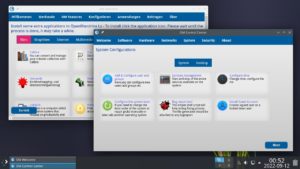 Abbildung 8: Die Funktionen des Control Centers in OpenMandriva überschneiden sich mit anderen Programmen.